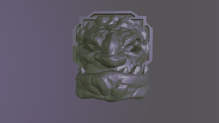 Troll Head 3D Model