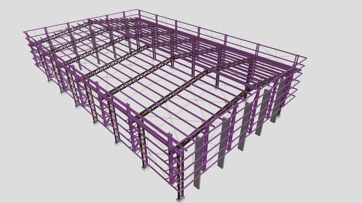 3d Final Ginasio 3D Model