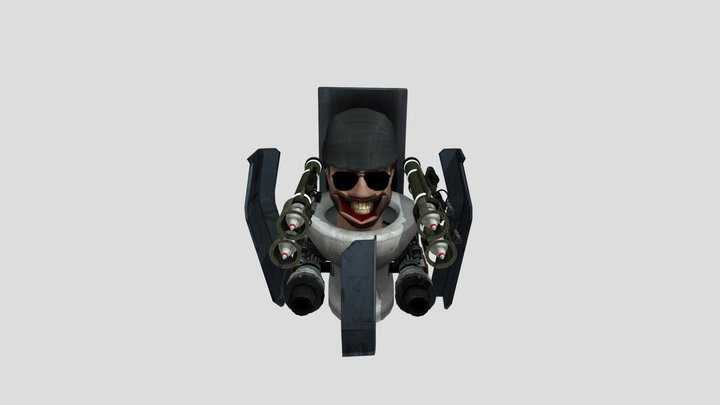 Armored Rockeeter Toilet – Modelo 3D gratuito STL