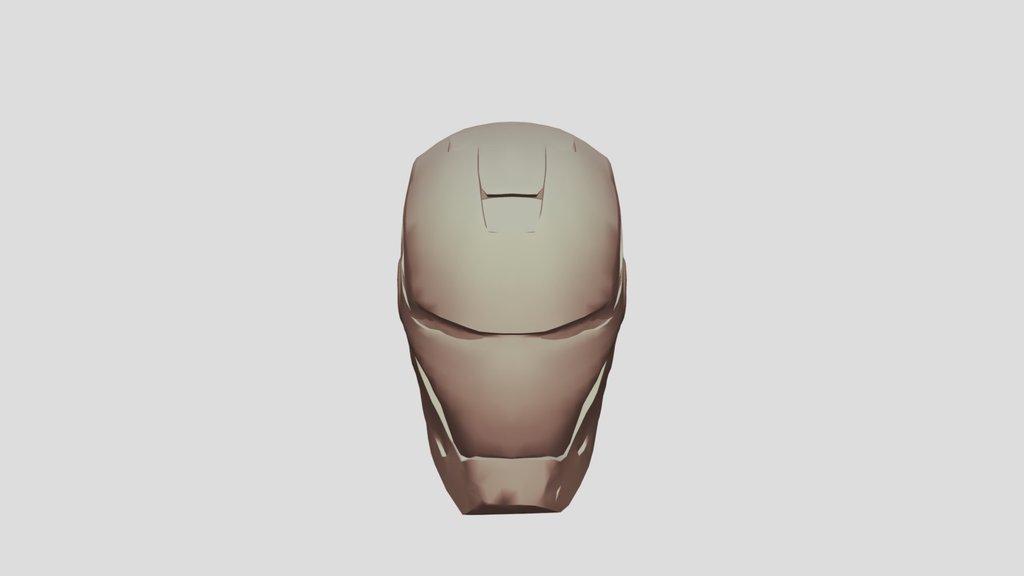 Chrome Futuristic Helmet
