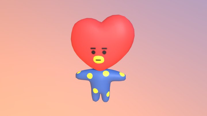 BT21 - TATA 3D Model