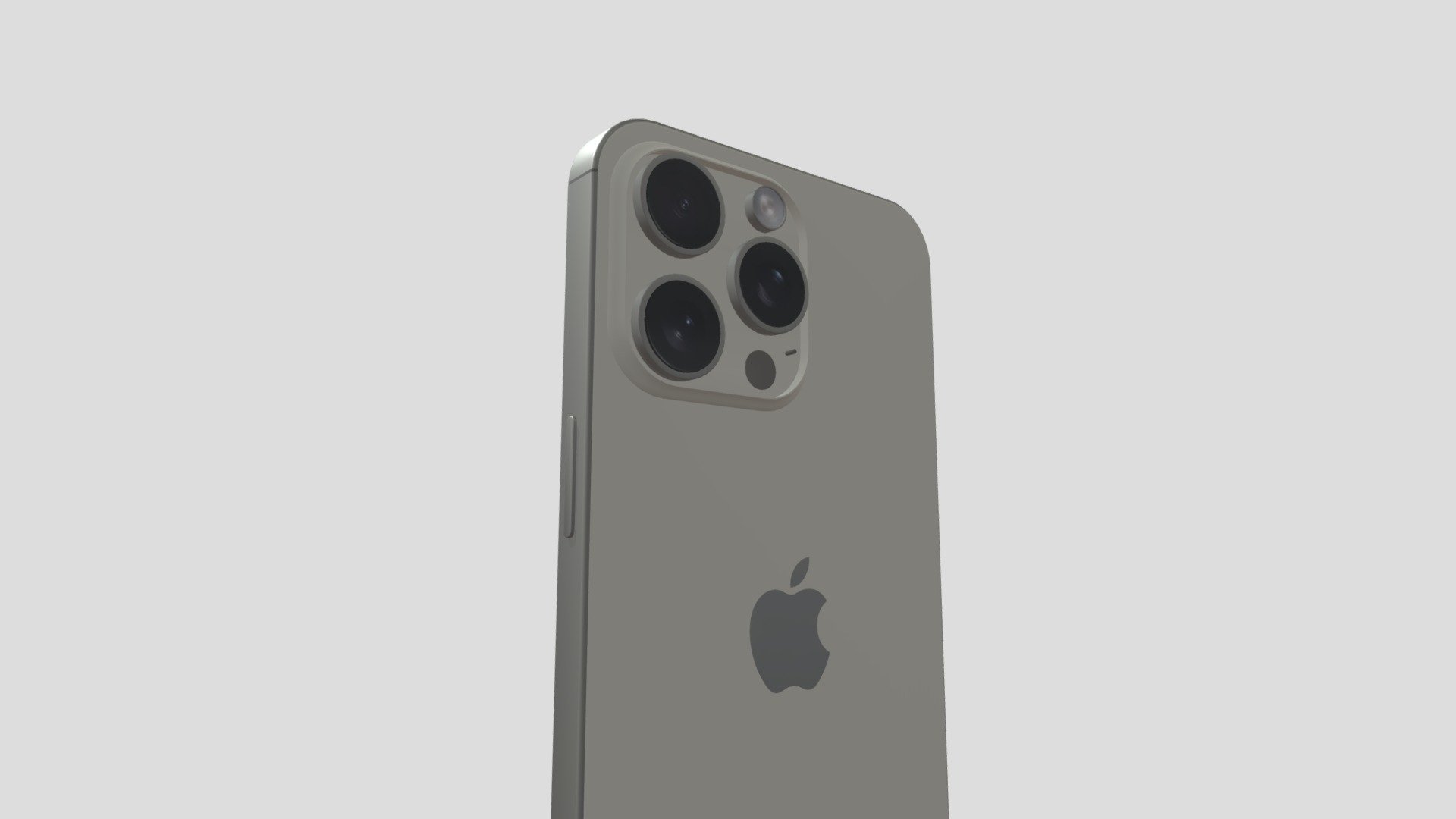 Apple iPhone 15 Plus Black 3D model - Download Electronics on