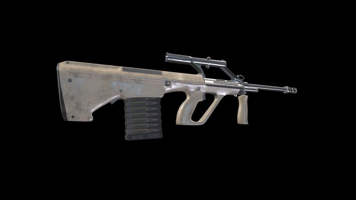 Steyr Aug A1 338 3D Model