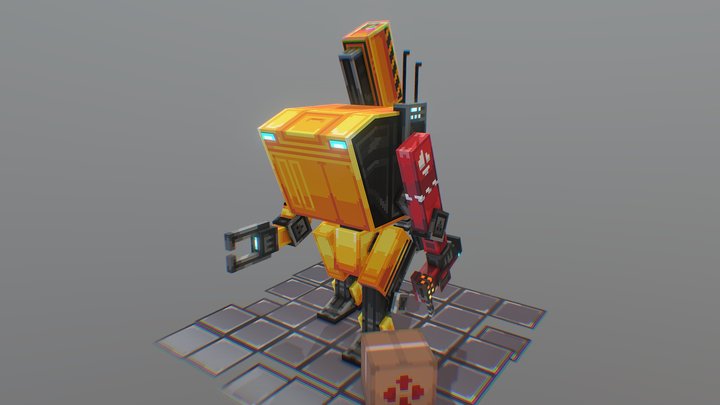 Repair Lobster-bot MK2 3D Model