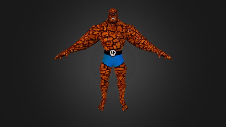 The Thing (Low Poly Game Model)  3D Model