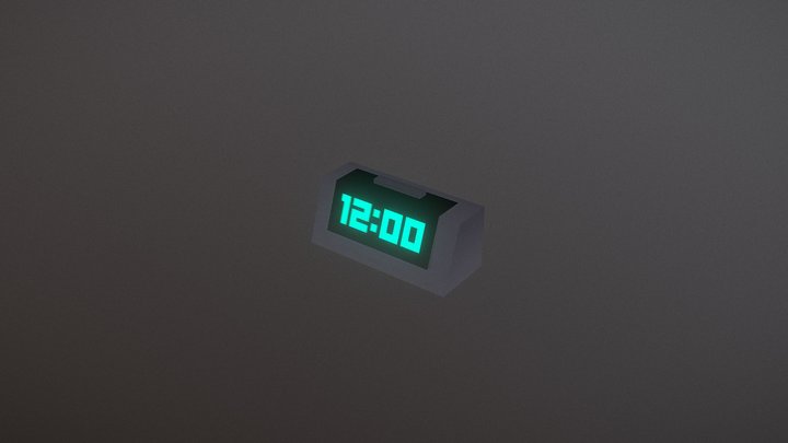 Alarm Clock 3D Model