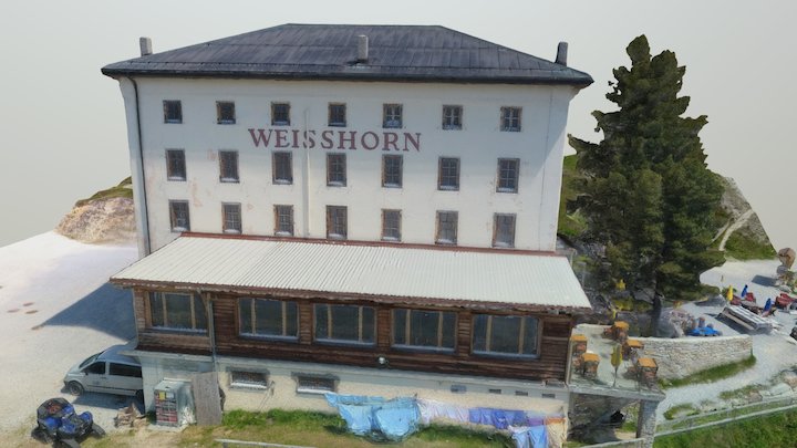 Hotel Weisshorn 3D Model