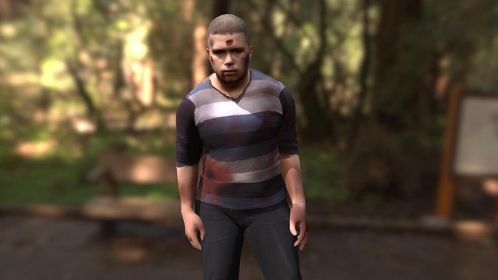Rida sidi ben ali Injured Wave Idle – Gratis 3D-model STL
