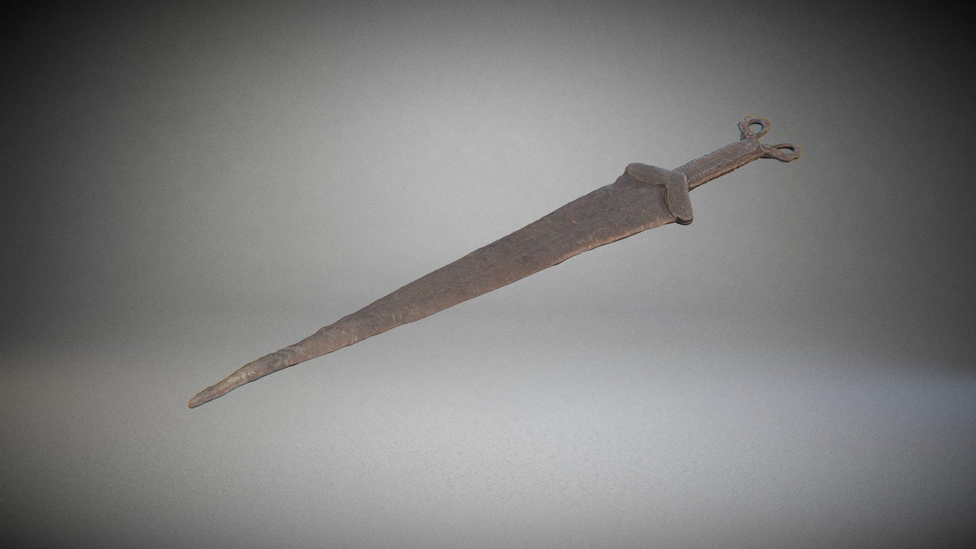 Iron sword, 5th century - 3D model by eMuseum [5b80842] - Sketchfab