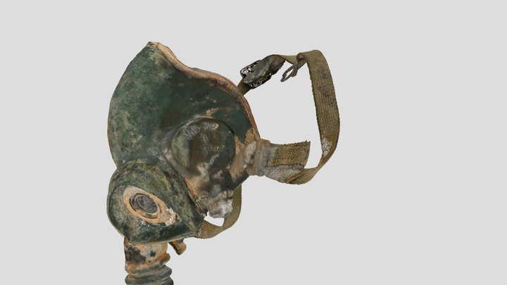 Pilot oxygen mask 3D Model