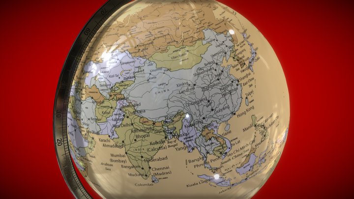 [Ultra] High Quality Globe 3D Model
