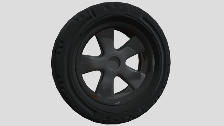 Car Tire 3D Model