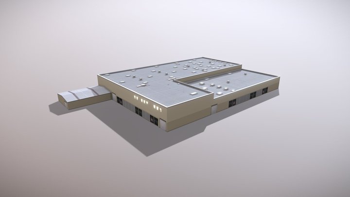 LIRN Storage3 Naples International Airport 3D Model