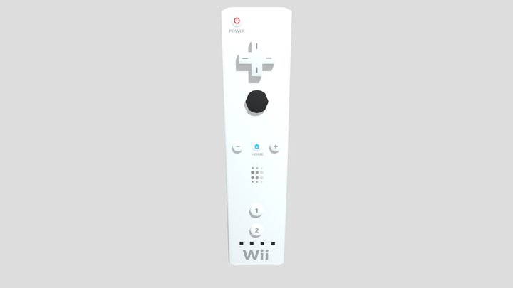 Wiimote 3D Model