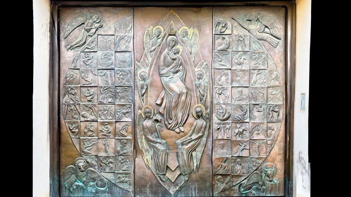Biblical Story Copper Carving Door (Scaniverse) – Modèle 3D gratuit STL