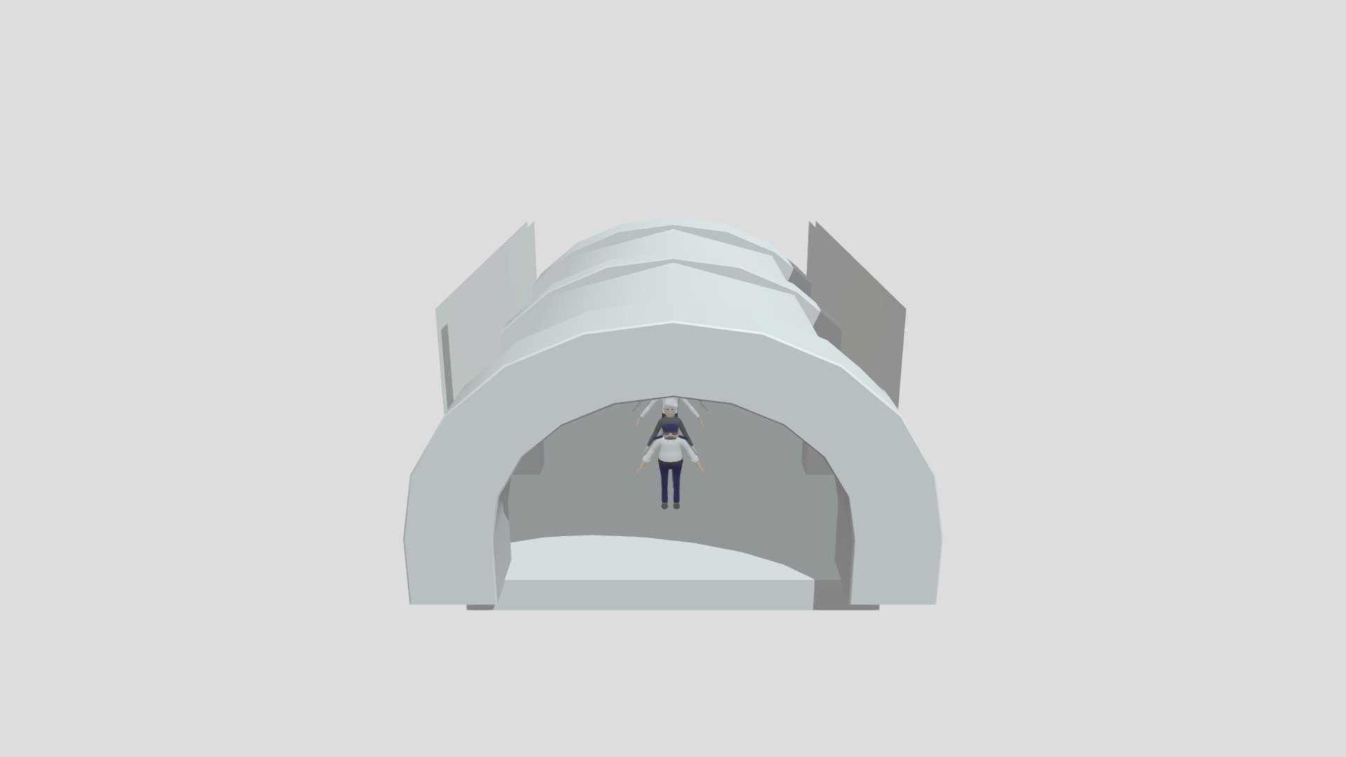 Sotano Pasillo Ejemplo — Sketchfab embed 3D viewer