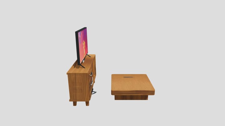 Mesa de centro y mueble tv