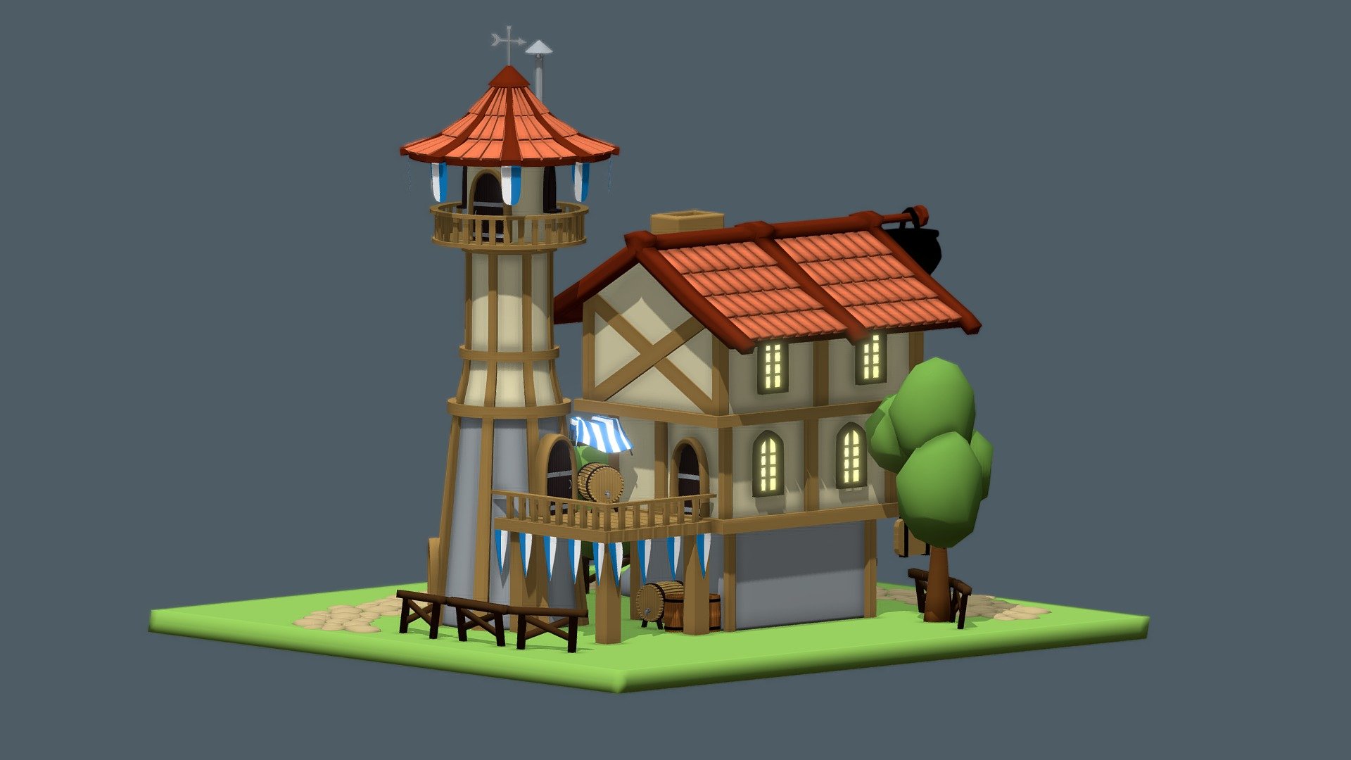 Alchemist's Tavern - 3D model by mornaista [5b854bf] - Sketchfab