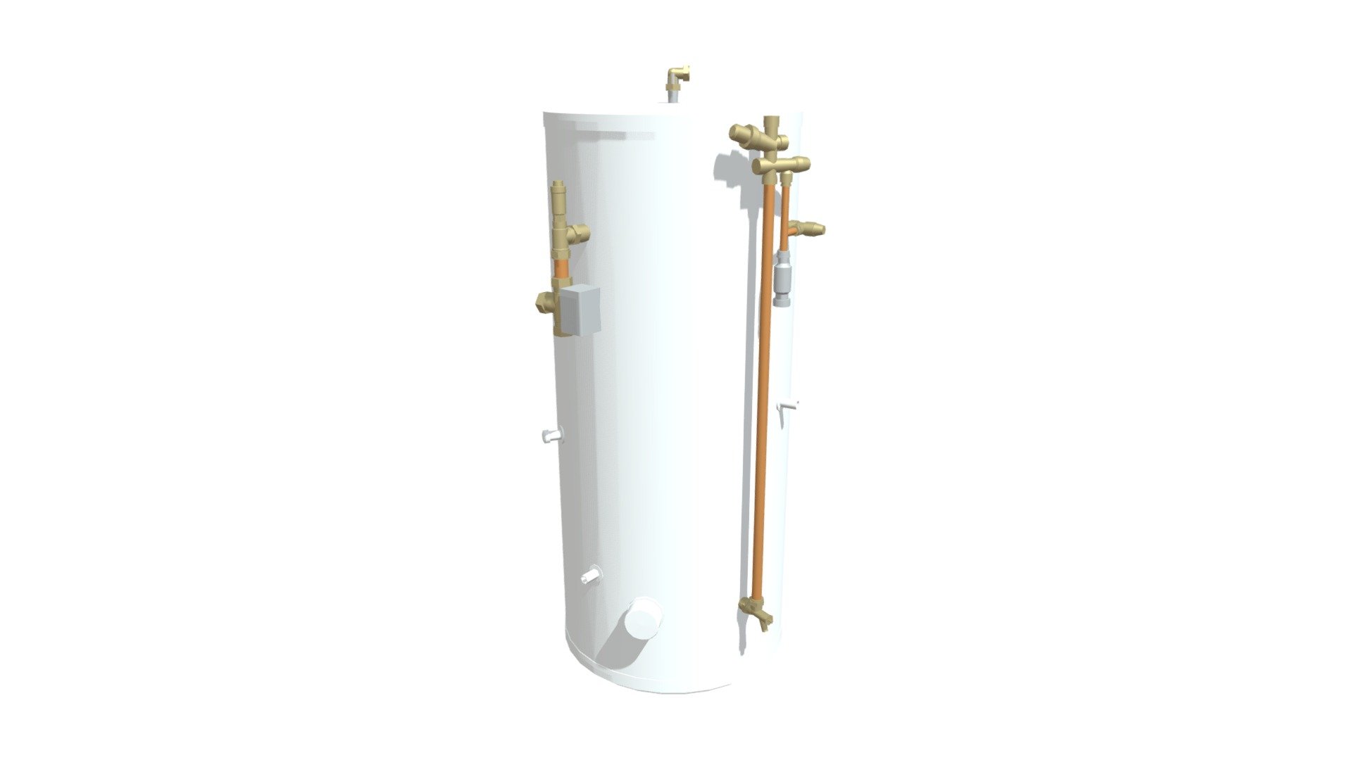 Ideal Heating - Pre Plumbed Cylinder Lite DHW — Sketchfab embed 3D viewer
