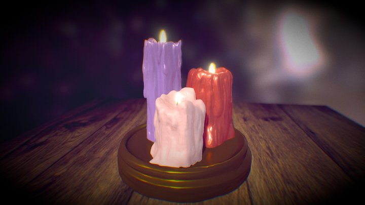 Candles 3D Model