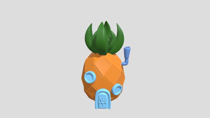 Spongebob House 3D Model
