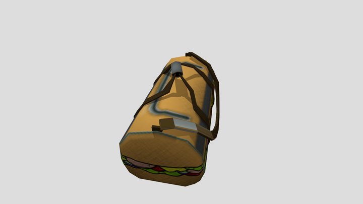 Food DuffelBag 3D Model