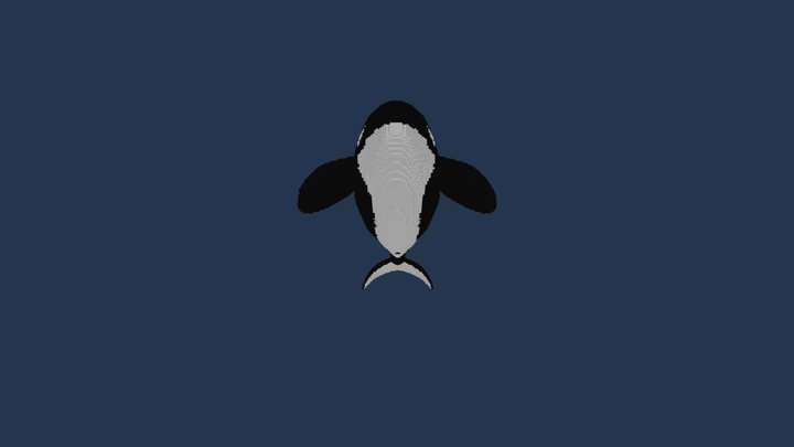 Voxel orca by _MajorisBR_ 3D Model