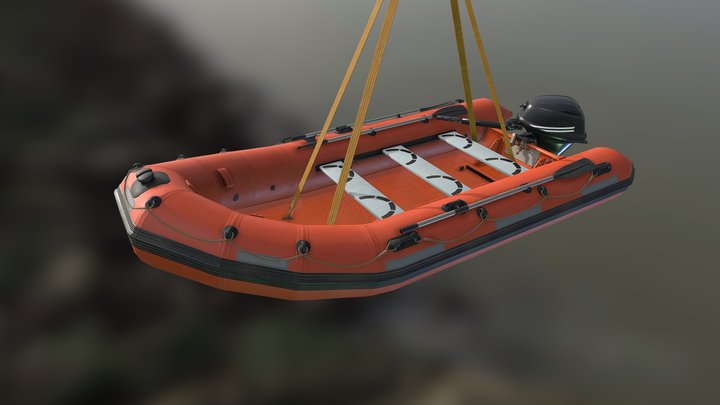 Duty Boat Pr-0425 3D Model