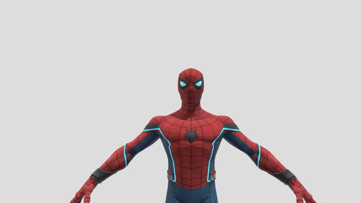 Spiderman rig 3D Model