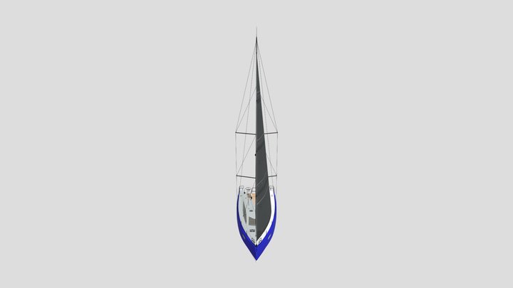 Sailing Yacht RM1380 3D Model