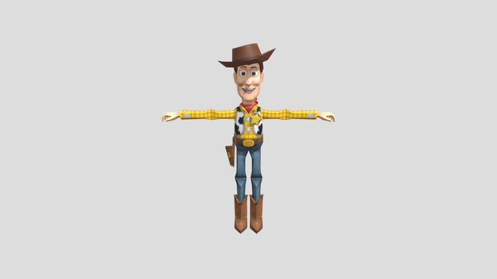 Woody 3D Model