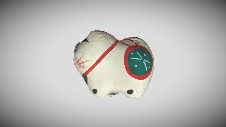 干支の置物（虎じゃなくて犬っぽい？） 3D Model