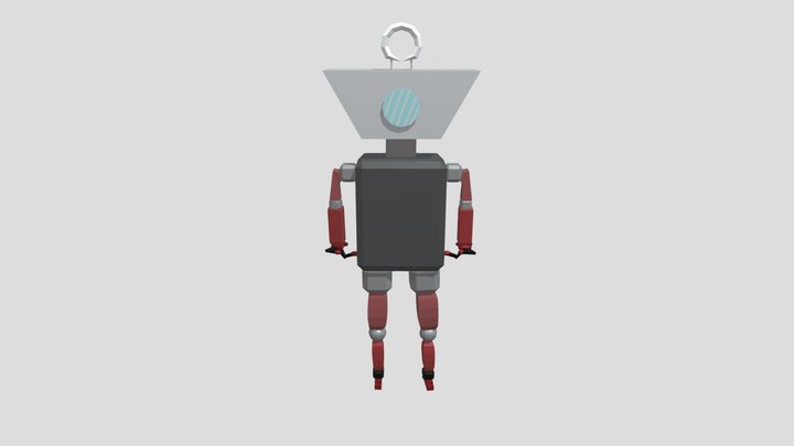 WalkingCycle Robot 3D Model