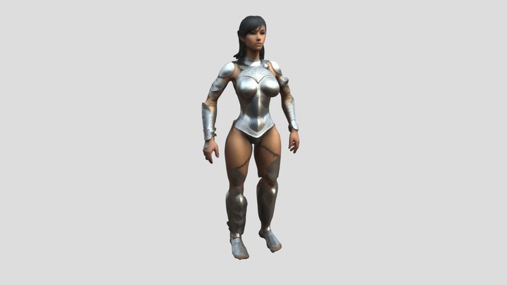 Warrior Stance 3D Model