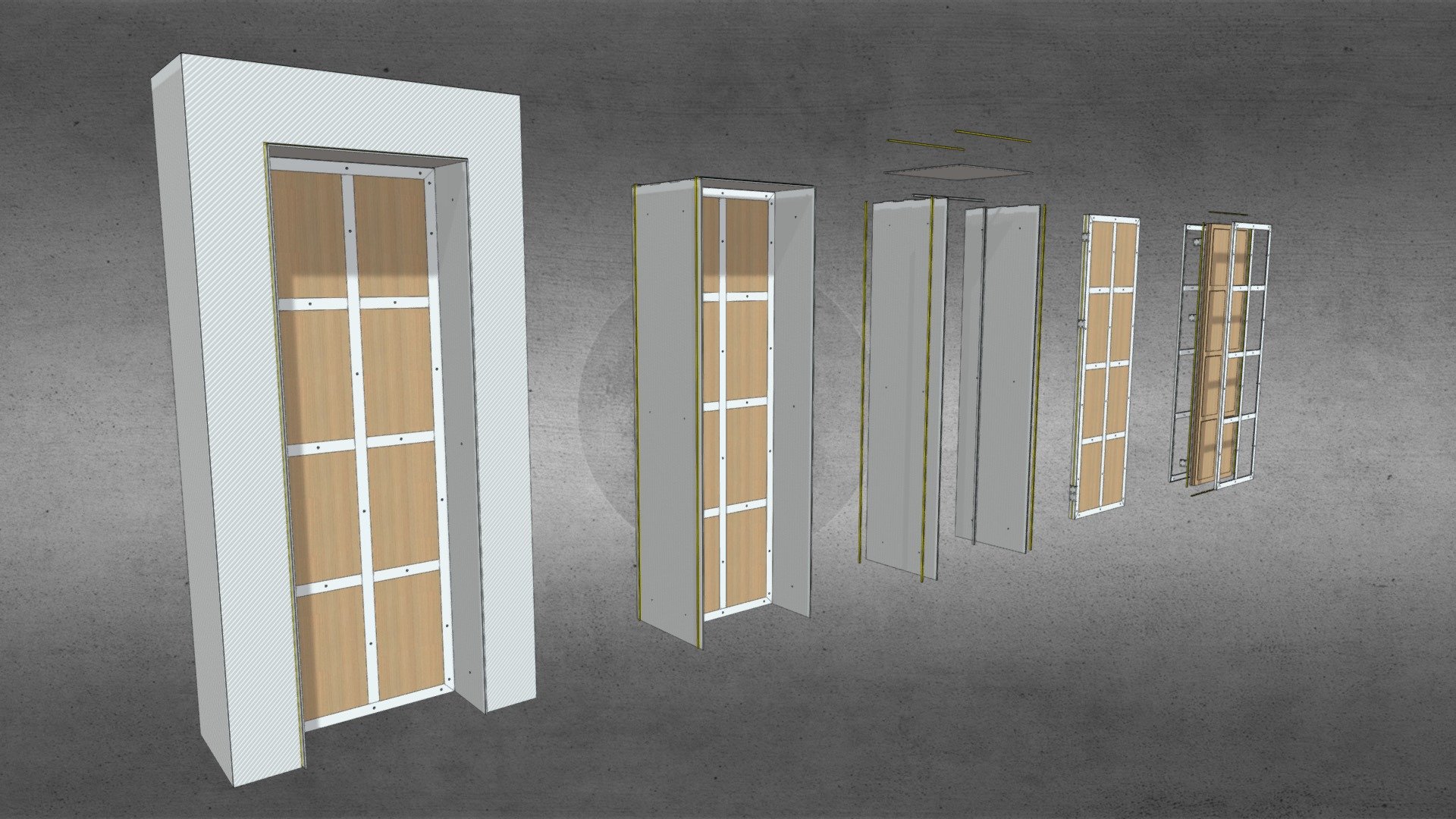 Detaliu usa — Sketchfab embed 3D viewer