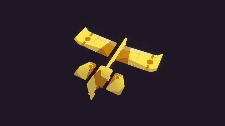Ship-Glider 3D Model