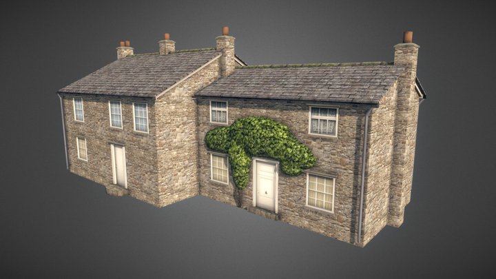 DAE 3D1 Diorama House 3D Model