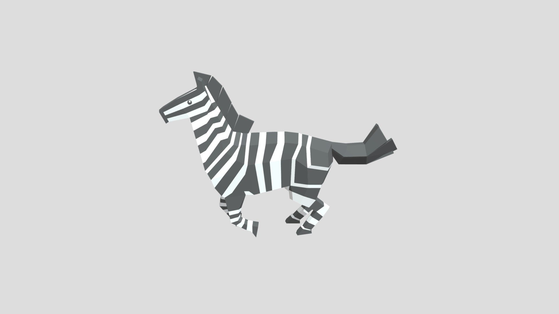 Zebra from Poly by Google