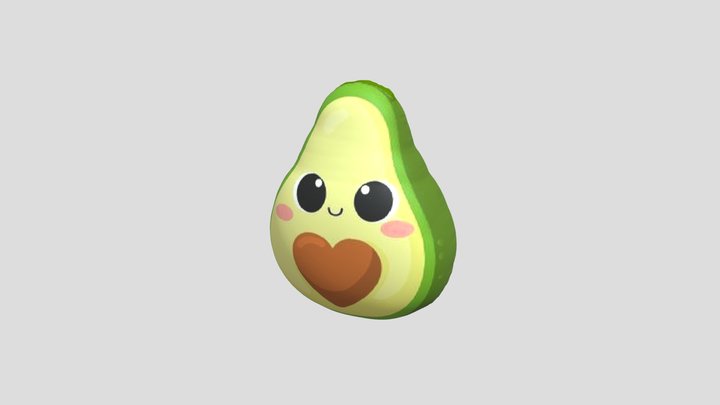 Avocado 3D Model