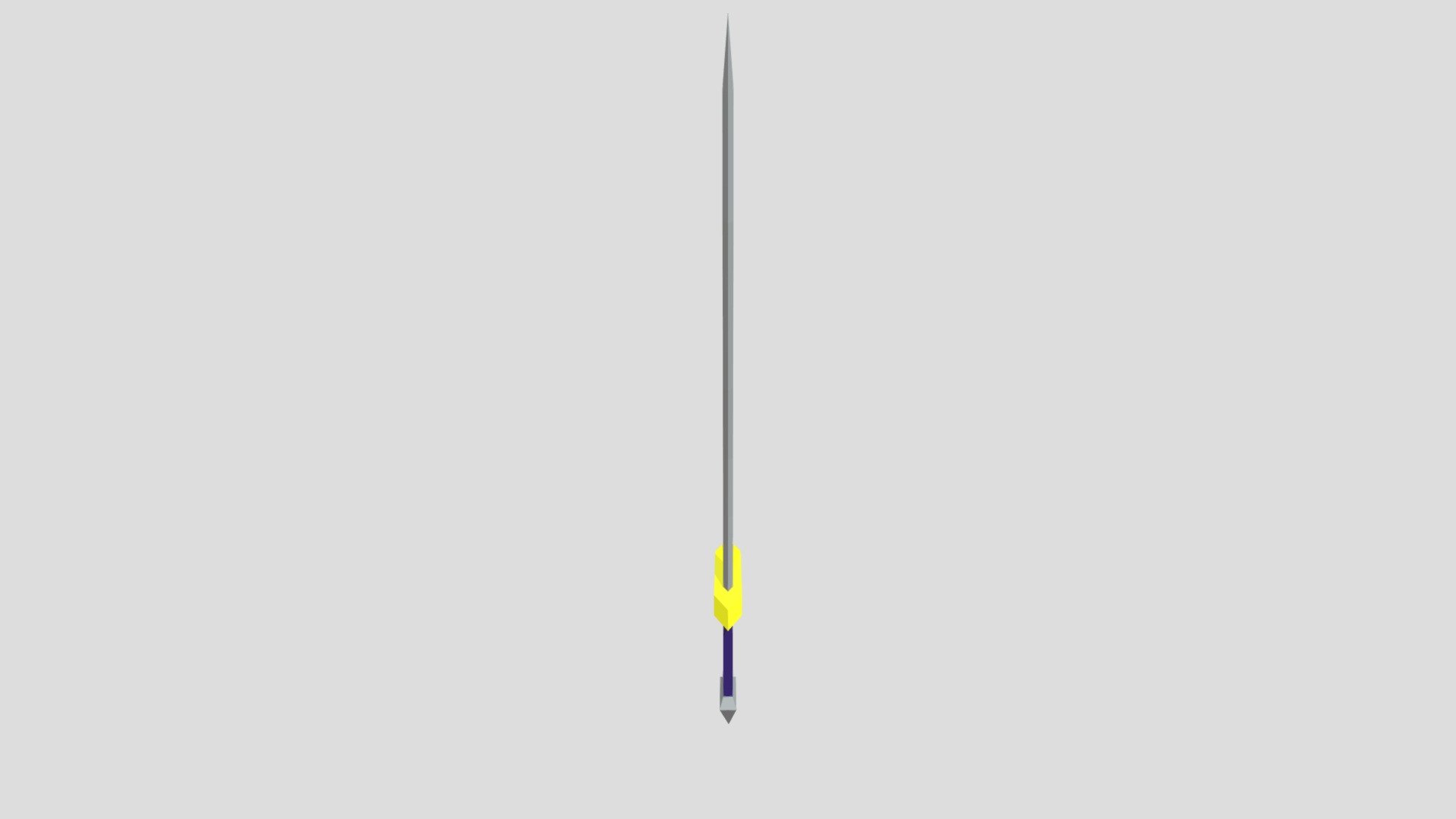 Sword Low Poly — Sketchfab embed 3D viewer