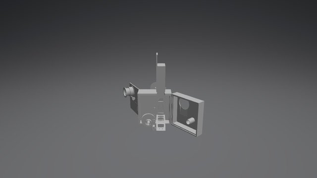 Cinematograph - Exploded view 3D Model