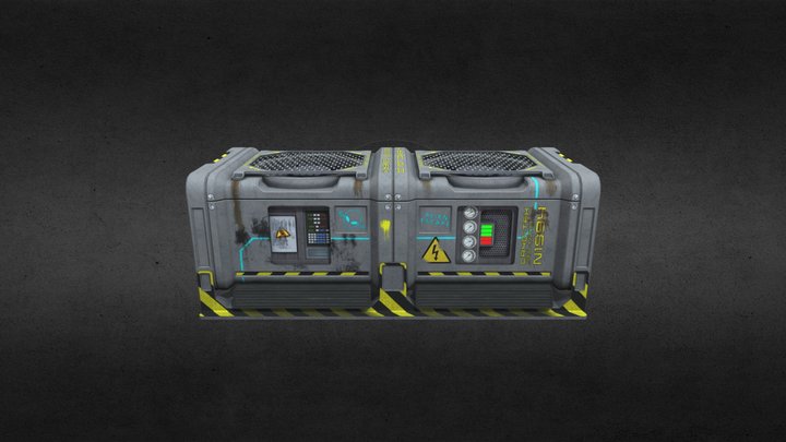 Chiller Unit 3D Model