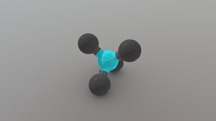 Diamond atoms ststructure.4d 3D Model