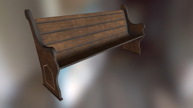 Church Bench – Modèle 3D gratuit STL