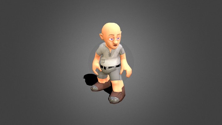 MALE Character for Mobile Games : Me-Mario-Style 3D Model