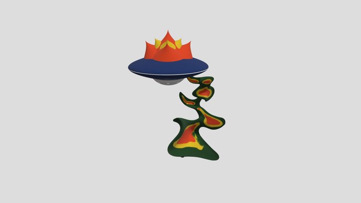 UFO MOTION_DYE CONCEPT 3D Model