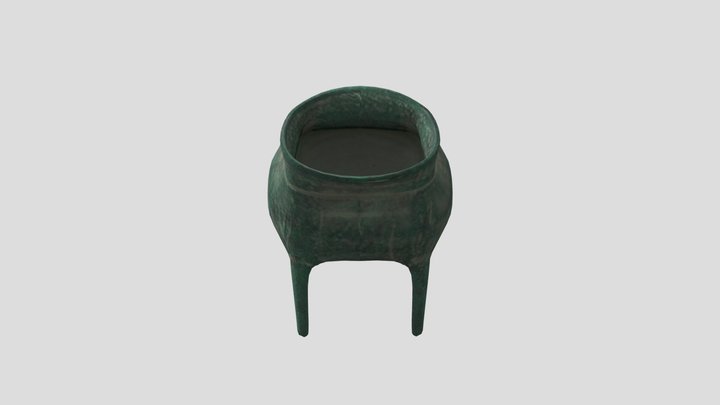 Inca Ceramic Cooking Pot 3D Model