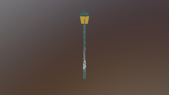 Annecy: Lantern pole 3D Model