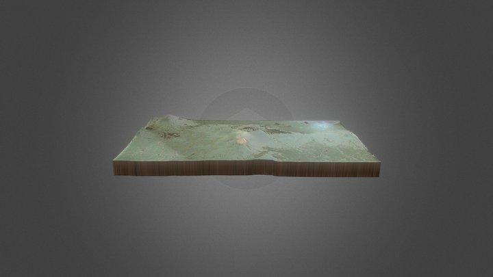 Mount Bromo 3D Model