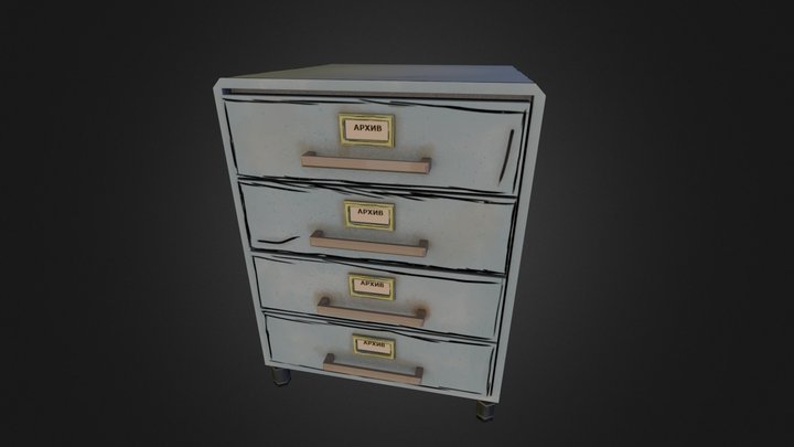Chest of drawers 3D Model